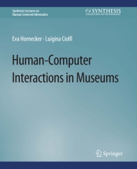 Cover image: Human-Computer Interactions in Museums 9783031010972