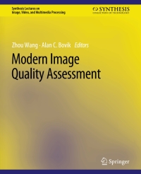 Imagen de portada: Modern Image Quality Assessment 9783031011108