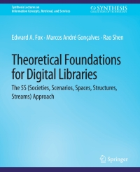 Immagine di copertina: Theoretical Foundations for Digital Libraries 9783031011511