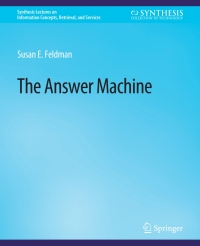 Cover image: The Answer Machine 9783031011528