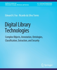 Cover image: Digital Library Technologies 9783031011573