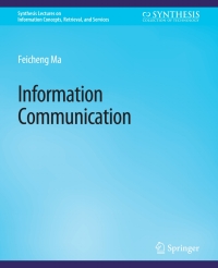 Titelbild: Information Communication 9783031011658