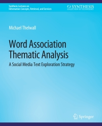 Titelbild: Word Association Thematic Analysis 9783031002311