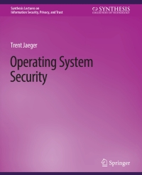 صورة الغلاف: Operating System Security 9783031012051