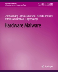 Cover image: Hardware Malware 9783031012105