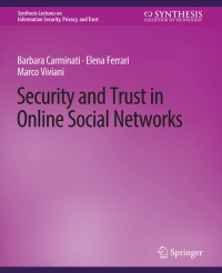 Cover image: Security and Trust in Online Social Networks 9783031012112