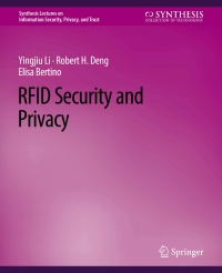 Cover image: RFID Security and Privacy 9783031012129