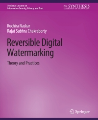 表紙画像: Reversible Digital Watermarking 9783031012143