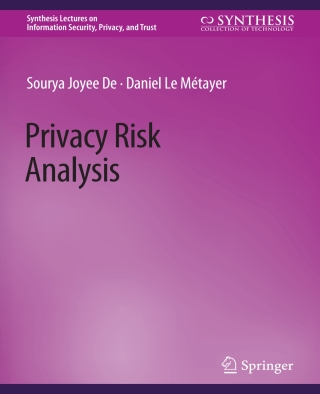 Omslagafbeelding: Privacy Risk Analysis 9783031012211
