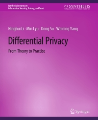 Omslagafbeelding: Differential Privacy 9783031002359