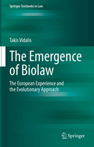 Cover image: The Emergence of Biolaw 9783031023583