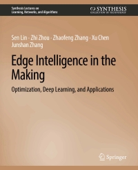 Cover image: Edge Intelligence in the Making 9783031012525