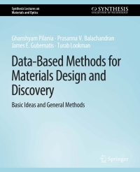 Cover image: Data-Based Methods for Materials Design and Discovery 9783031012556