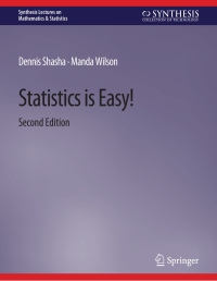 Cover image: Statistics is Easy! 2nd Edition 2nd edition 9783031012723