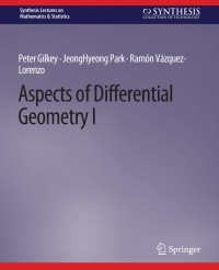 Omslagafbeelding: Aspects of Differential Geometry I 9783031012792