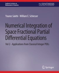 Imagen de portada: Numerical Integration of Space Fractional Partial Differential Equations 9783031002588
