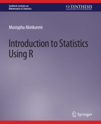 Cover image: Introduction to Statistics Using R 9783031002656