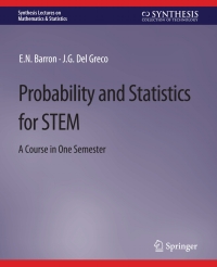 صورة الغلاف: Probability and Statistics for STEM 9783031002731