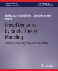 Titelbild: Crowd Dynamics by Kinetic Theory Modeling 9783031013003