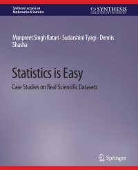 Cover image: Statistics is Easy 9783031013058