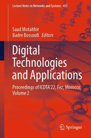 Immagine di copertina: Digital Technologies and Applications 9783031024467