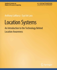 Imagen de portada: Location Systems 9783031013508