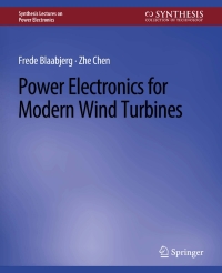 Imagen de portada: Power Electronics for Modern Wind Turbines 9783031013669