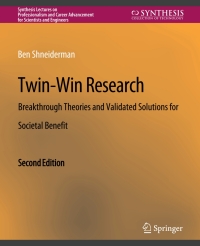 Cover image: Twin-Win Research 2nd edition 9783031003271