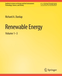 Cover image: Renewable Energy 9783031013935