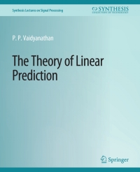 Cover image: The Theory of Linear Prediction 9783031013997