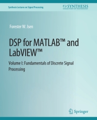 Cover image: DSP for MATLAB™ and LabVIEW™ I 9783031014000