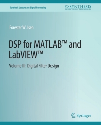 Cover image: DSP for MATLAB™ and LabVIEW™ III 9783031014024