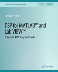 Cover image: DSP for MATLAB™ and LabVIEW™ IV 9783031014031