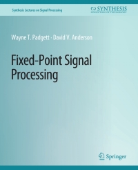 Titelbild: Fixed-Point Signal Processing 9783031014055