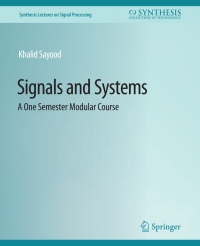 صورة الغلاف: Signals and Systems 9783031003387