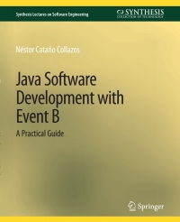 Cover image: Java Software Development with Event B 9783031003400