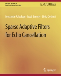 Immagine di copertina: Sparse Adaptive Filters for Echo Cancellation 9783031014314