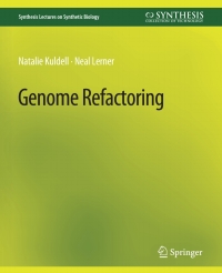 表紙画像: Genome Refactoring 9783031014413