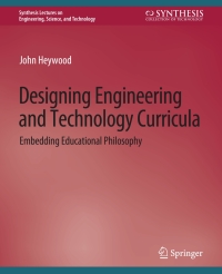Cover image: Designing Engineering and Technology Curricula 9783031037726