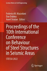 Cover image: Proceedings of the 10th International Conference on Behaviour of Steel Structures in Seismic Areas 9783031038105