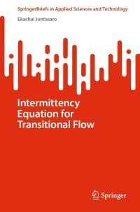 Imagen de portada: Intermittency Equation for Transitional Flow 9783031039416