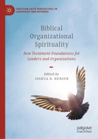 Cover image: Biblical Organizational Spirituality 9783031040054