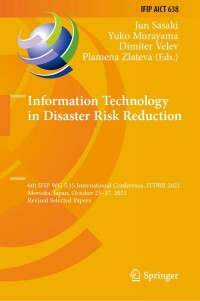 Cover image: Information Technology in Disaster Risk Reduction 9783031041693