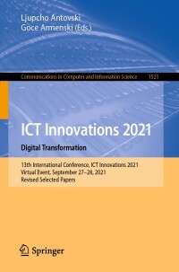 Imagen de portada: ICT Innovations 2021. Digital Transformation 9783031042058