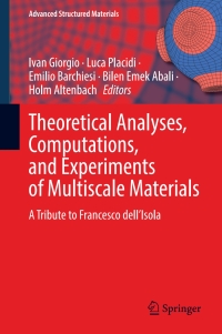 Cover image: Theoretical Analyses, Computations, and Experiments of Multiscale Materials 9783031045479
