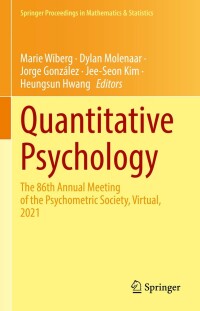Cover image: Quantitative Psychology 9783031045714