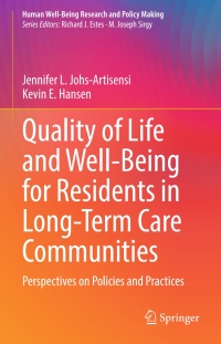 Immagine di copertina: Quality of Life and Well-Being for Residents in Long-Term Care Communities 9783031046940