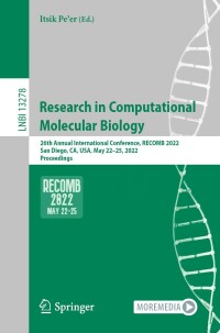 Immagine di copertina: Research in Computational Molecular Biology 9783031047480