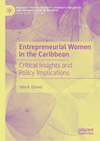 Cover image: Entrepreneurial Women in the Caribbean 9783031047510