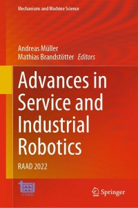 Cover image: Advances in Service and Industrial Robotics 9783031048692